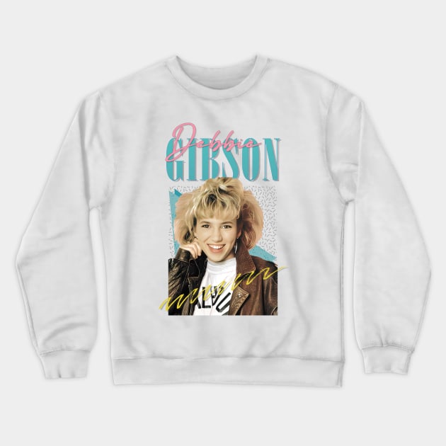 Debbie Gibson 80s Styled Aesthetic Design Crewneck Sweatshirt by DankFutura